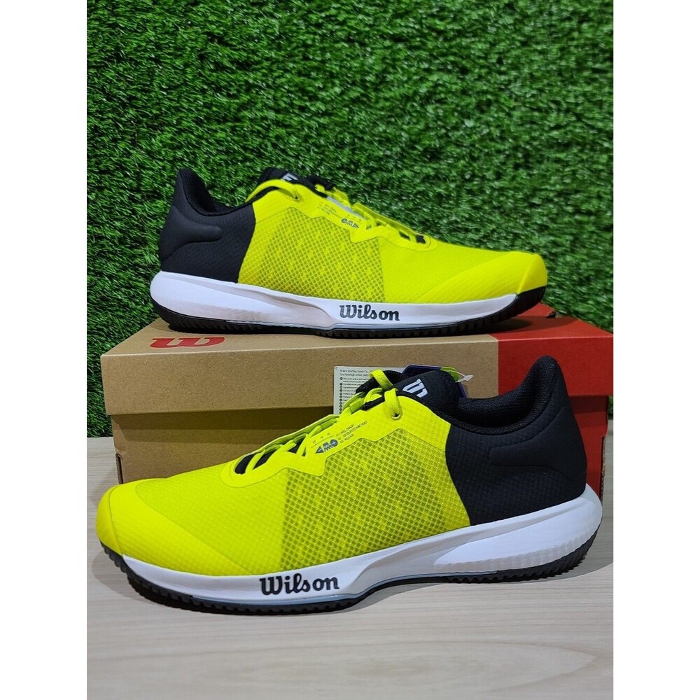 Wilson Kaos Swift Men's Tennis Shoes - Sulphur Spring/Blue Fog/Black US 11 NEW
